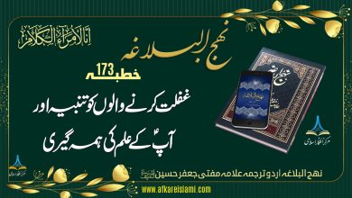 نہج البلاغہ خطبہ 173: غفلت کرنے والوں کو تنبیہ اور آپؑ کے علم کی ہمہ گیری