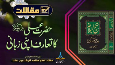 حضرت علی علیہ السلام کا تعارف اپنی زبانی