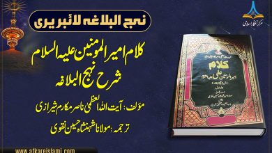 کلام امیرالمومنین علیہ السلام شرح نہج البلاغہ