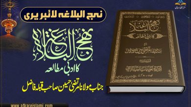 نہج البلاغہ کا ادبی مطالعہ