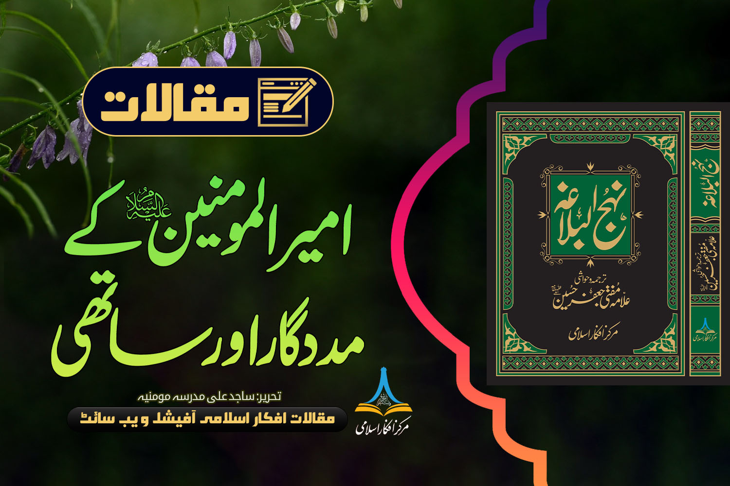 امیر المومنین علیہ السلام کے مدد گار اور ساتھی