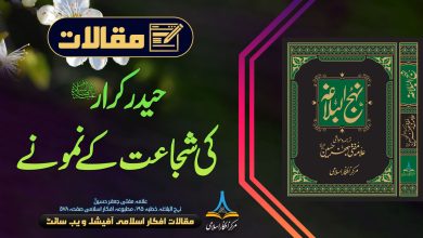 حیدر کرار علیہ السلام کی شجاعت کے نمونے