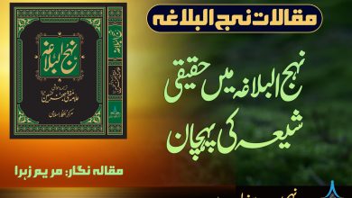 نہج البلاغہ میں حقیقی شیعہ کی پہچان