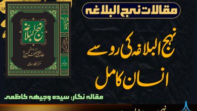 نہج البلاغہ کی رو سے انسان کامل