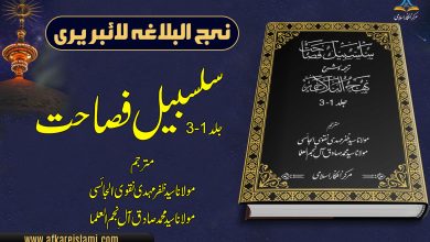 سلسبیل فصاحت ترجمہ و شرح نہج البلاغہ