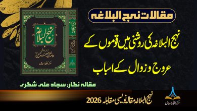 Nahj-ul-Balagha ki roshni mein qaumon ke urooj-o-zawaal ke asbaab